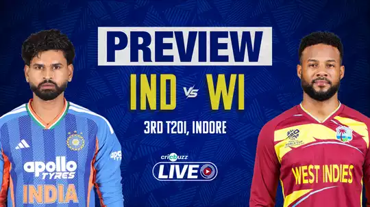 India vs West Indies 3rd T20I